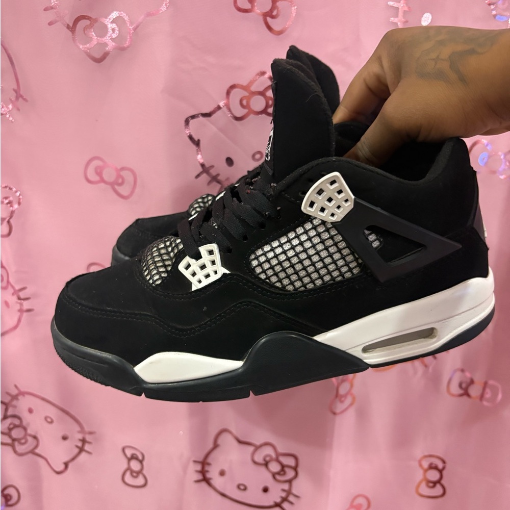 Black and White Men's Basketball Sneakers